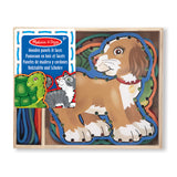 Melissa & Doug Melissa &Amp; Doug Borduren Op Hout Dieren