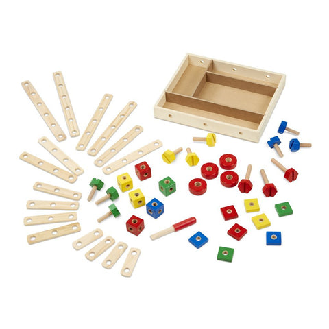 Melissa & Doug Houten Constructie Set 48-Delig