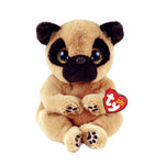 Ty Beanie Babies Knuffel Mops Izzy 15 Cm