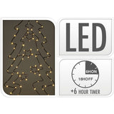 Tuinsteker Kerstboom - 90 Led - Extra Warm Wit