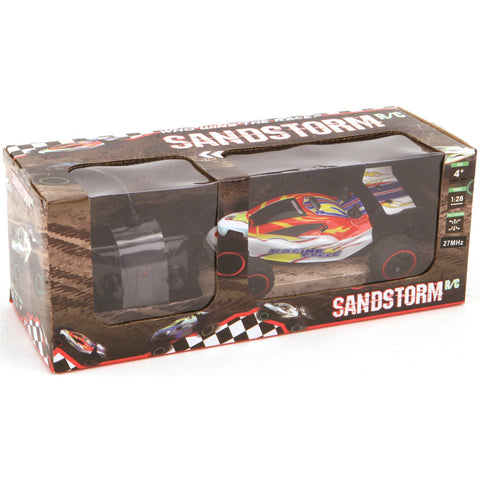 Basic Sandstorm 2-Kanaals 4-Wheel Drive Rc Buggy 1:18 Assorti