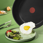 Tefal Kookgerei Tefal Renew Black Koekenpan 20 Cm Zwart