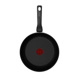 Tefal Kookgerei Tefal Renew Black Koekenpan 24 Cm Zwart