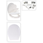 Bathroom Solutions Toiletbril Duroplast - Wit -  Softclose