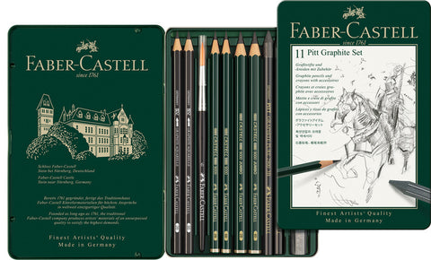 Faber Castell Fc-112972 Grafietset Faber-Castell Pitt 11-Delig