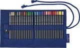 Faber Castell Fc-114752 Roletui Met 27 Goldfaber Kleurpotloden, 1 Puntenslijper En 1 Goldfaber Potlood 4B