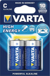 Varta 4914/2B Batterij Alkaline C/Lr14 1.5 V High Energy 10 Blisters