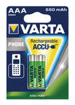 Varta Varta-58397 Phone Power Accu Hr03 550 Mah Bls 2