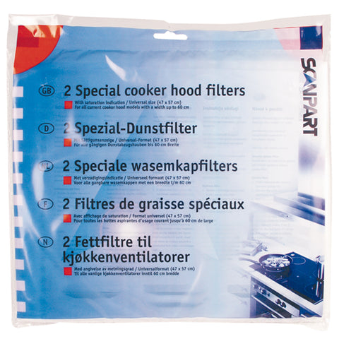 Scanpart 1530050002 L001 Universele Set Afzuigkapfilters 47X57Cm