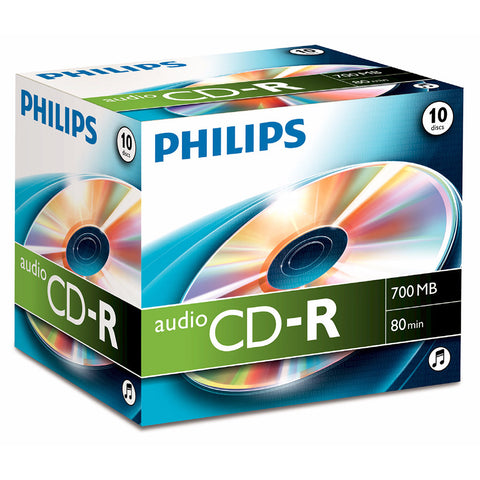 Philips Cr7A0Nj10 Cd Recordable 700Mb 10 Stuks