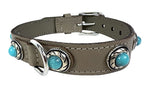 Sazzz Halsband Hond Adventure Stone Classic Leer Taupe