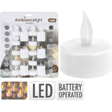 Ambiance Theelichtjes Led - Set 16 Stuks - Groot En Klein