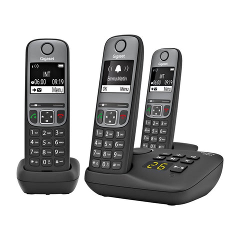 Gigaset A705A Trio Dect Telefoon + Antwoordapparaat Zwart