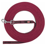 Trixie Hondenriem Sleeplijn Met Rubber Anti Slip Sangria Rood