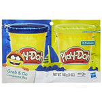 Play-Doh Grab And Go Compound Bag + 2 Kleuren Klei Assorti