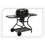 Verrijdbare Bbq Met Zijtafels - Xl - 130X65X101Cm - Houtskoolbarbecue