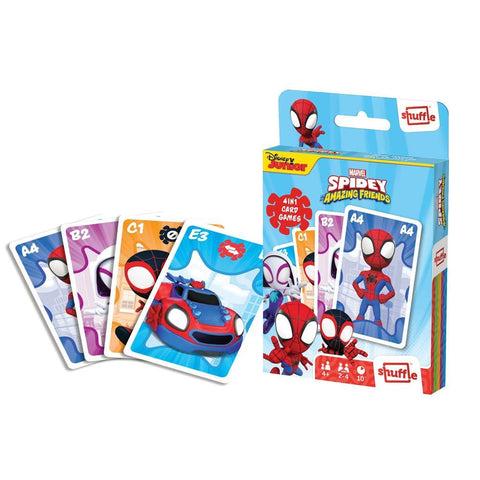 Shuffle Spidey 4In1 Kaarten