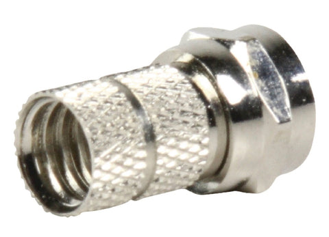 Valueline Fc-001Prof F-Connector Male Metaal Zilver