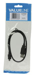 Valueline Vlcp60500B05 Usb 2.0 Usb A Male - Usb Micro B Male Kabel 0,50 M Zwart