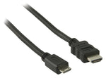 Valueline Vlvp34500B10 High Speed Hdmi Kabel Met Ethernet Hdmi - Hdmi Mini-Connector 1,00 M Zwart