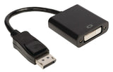 Valueline Vlcb37250B02 Displayport-Adapterkabel Displayport Mannelijk - Dvi-D 24 + 1-Pins Vrouwelijk 0,20 M Zwart