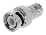 Valueline Vlsp41965M Antenne Adapter Bnc Male - F-Connector Female Zilver