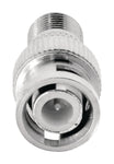 Valueline Vlsp41965M Antenne Adapter Bnc Male - F-Connector Female Zilver