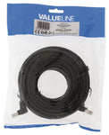 Valueline Vlcp85127B100 Cat5E Sf/Utp Netwerkkabel Rj45 (8/8) Male - Rj45 (8/8) Male 10.0 M Zwart