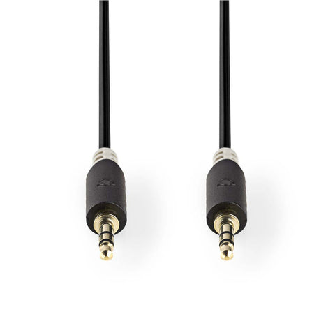 Nedis Cabp22000At20 Stereo Audiokabel 3,5 Mm Male - 3,5 Mm Male 2,0 M Antraciet