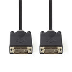 Nedis Ccbp32000At20 Dvi-Kabel Dvi-D 24+1-Pins Male - Dvi-D 24+1-Pins Male 2,0 M Antraciet