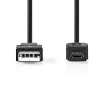 Nedis Ccgt60500Bk20 Kabel Usb 2.0 A Male - Micro B Male 2,0 M Zwart