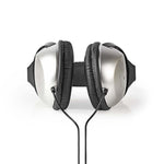 Nedis Hpwd1201Bk Over-Ear Koptelefoon Bedraad 6,00 M Zilver/Zwart