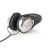 Nedis Hpwd1201Bk Over-Ear Koptelefoon Bedraad 6,00 M Zilver/Zwart