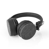 Nedis Fshp250At Bluetooth®-Koptelefoon Met Geweven Stof Bekleed On-Ear |18 Uur Afspeeltijd Antraciet / Zwart