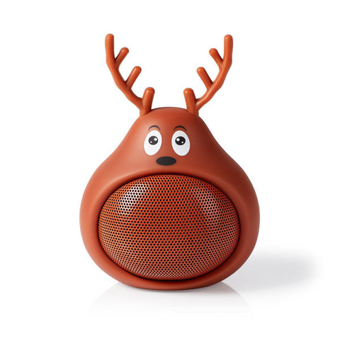 Nedis Spbt4110Bn Animaticks Bluetooth Speaker 3 Uur Speeltijd Handsfree Bellen Rudy Reindeer