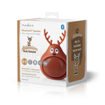 Nedis Spbt4110Bn Animaticks Bluetooth Speaker 3 Uur Speeltijd Handsfree Bellen Rudy Reindeer