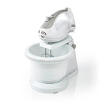 Nedis Kahm110Cwt Handmixer 200 W 5-Snelheden Turbo-Functie Draaikom / 2 Deeghaken / 2 Kloppers Grijs / Wit