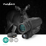 Nedis Scbi9000Bk Monocular Vergroting: 5 X Diameter Objectieflens: 32 Mm Gezichtsveld: 87 M Nachtzicht Inclusief Reistas