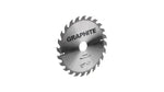 Graphite Cirkelzaagblad Voor Hout 216Mm Asgat 30Mm Tanden 36 Dikte 3,2 Vulringen 16/20/25 Tct