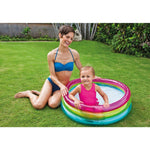 Intex 57104Np Wet Set Collection Regenboog Baby Opblaaszwembad 86X25 Cm