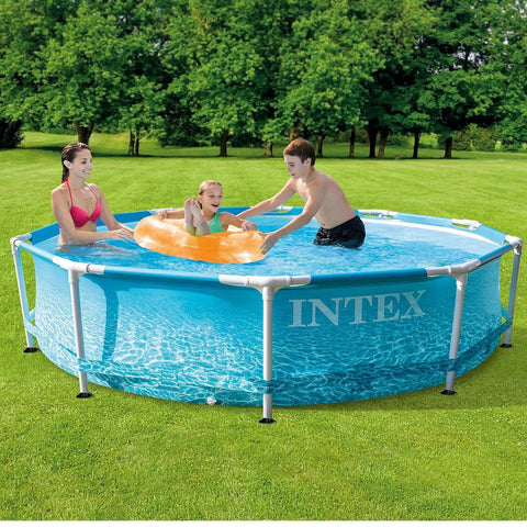 Intex 28206Np Beachside Metal Frame Zwembad 305X76 Cm Zonder Filterpomp