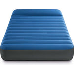 Intex 64011 Truaire Twin Dura-Beam Camping Matras 191X99X22 Cm + Quickfill Usb150 Pomp Blauw