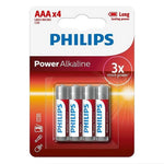 Philips Aaa Alkaline Batterijen 4 Stuks