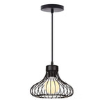 Homestyle Pro Mk013-B Industriële Hanglamp 23X20 Cm Zwart/Metaal