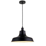 Homestyle Pro Mk111-Bb Industriële Hanglamp 36X22 Cm Zwart/Metaal