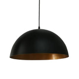 Homestyle Pro Mk108-Gb Industriële Hanglamp 35X17.5 Cm Zwart/Goud/Metaal