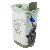 Rotho Cody Cat Pet Food Container 25L Cappuccino/Zand