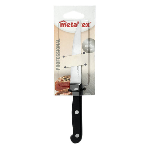 Metaltex Professional Steakmes 21 Cm Rvs/Zwart