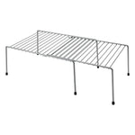 Metaltex Uitschuifbaar Rek 24X15X33/57 Cm Zilver