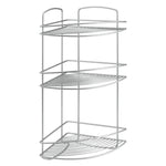 Metaltex Onda Badkamer-Hoekrek 3 Etages 22X22X53 Cm Zilver